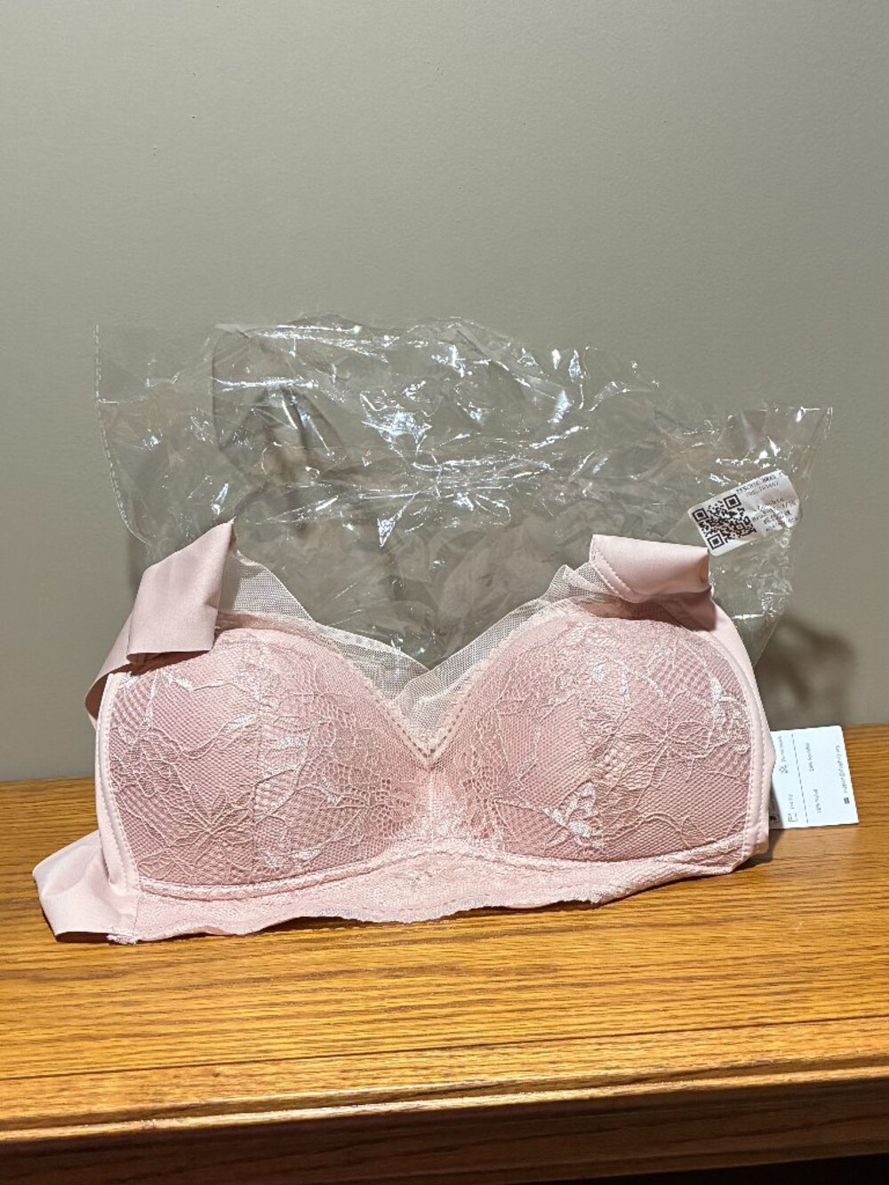 Zenchic Pullover, Wireless, Pushup Bra - Size XL - Color Pink - New, Unused